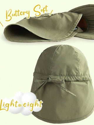 FURTALK Baby Sun Hat with Neck Flap Swim Hat