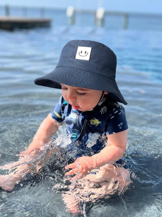 FURTALK Smiley Face Summer Beach Bucket Hats