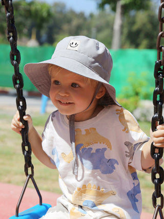 FURTALK Smiley Face Summer Beach Bucket Hats