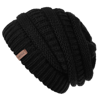 FURTALK Winter Knit Slouchy Beanie Hat Warm Skull Ski Cap