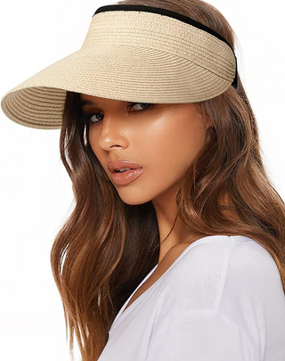 FURTALK Straw Sun Visors for Beach