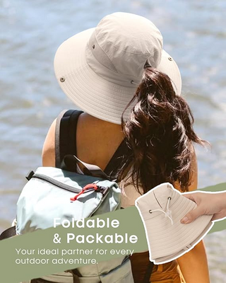 FURTALK UPF 80+  Wide Brim Packable Hat
