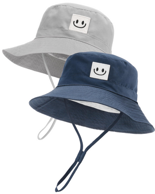 FURTALK Smiley Face Summer Beach Bucket Hats