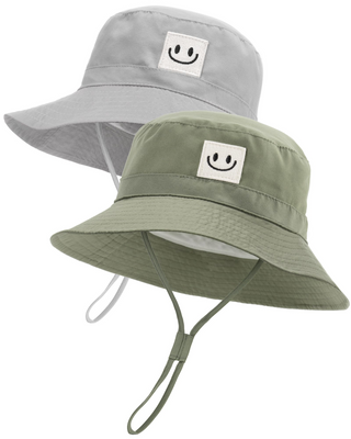 FURTALK Smiley Face Summer Beach Bucket Hats