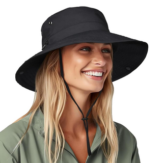 FURTALK UPF 80+  Wide Brim Packable Cowboy Hat