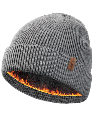 FURTALK Winter Hats for Men Women Fleece Lined Beanie