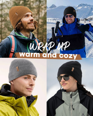FURTALK Winter Hats for Men Women Fleece Lined Beanie