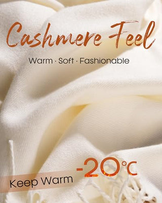 FURTALK  Pashmina Shawl Wraps Cashmere Feel Scarf