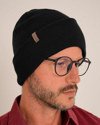 FURTALK Unisex  Cuffed Thick Knitted Beanie Skull Cap