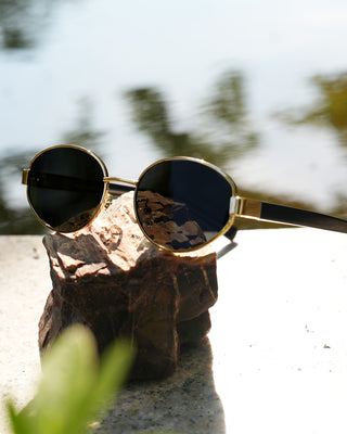 FURTALK Retro Oval  UV400  Trendy Sunglasses