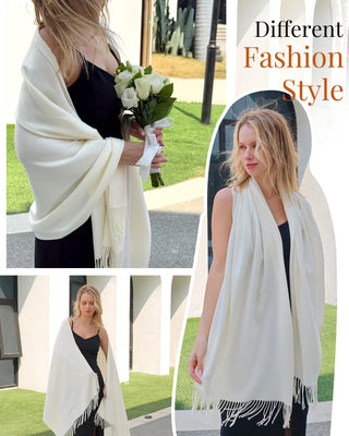 FURTALK  Pashmina Shawl Wraps Cashmere Feel Scarf