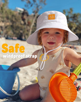 FURTALK Smiley Face Summer Beach Bucket Hats