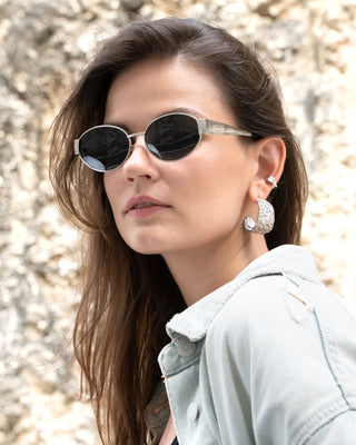 FURTALK Retro Oval Trendy Sunglasses