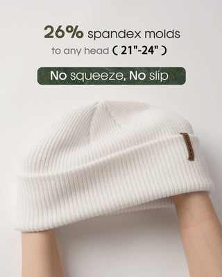 FURTALK Fisherman Beanie for Men Women Sytlish Short Cuff Cap