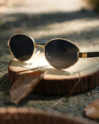 FURTALK Retro Oval  UV400  Trendy Sunglasses