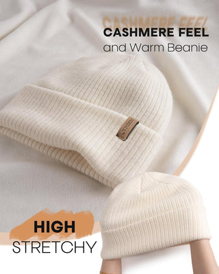 FURTALK Womens Winter Hat Scarf Gloves Set Knitted Thick Beanie Touchscreen Gloves Neck Warmer for Men Women