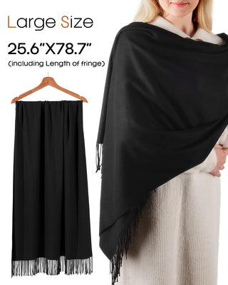 FURTALK  Pashmina Shawl Wraps Cashmere Feel Scarf