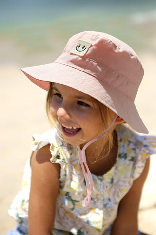 FURTALK Smiley Face Summer Beach Bucket Hats