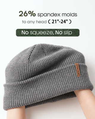 FURTALK Fisherman Beanie for Men Women Sytlish Short Cuff Cap