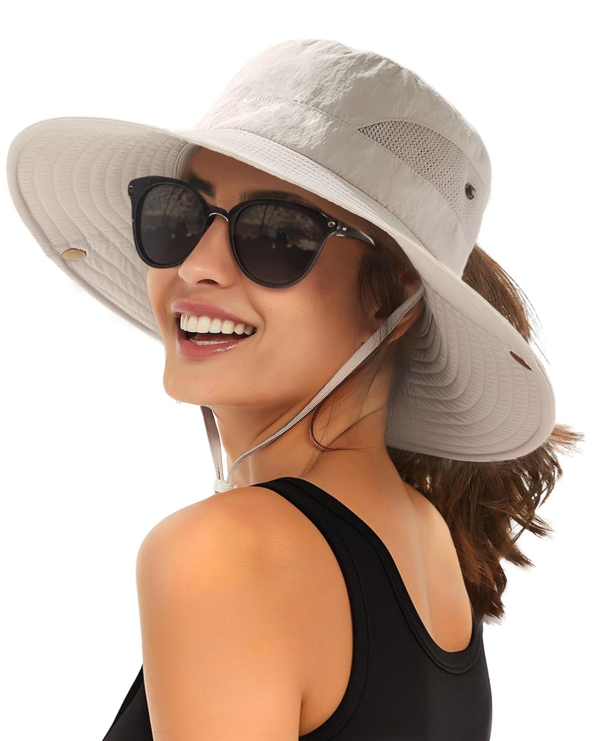 FURTALK UPF 80+ Wide Brim Packable Hat display picture 1