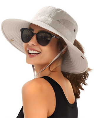 FURTALK UPF 80+  Wide Brim Packable Hat