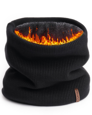 FURTALK Winter Neck Warmer Men Ski Neck Gaiter Scarf For Men Women Thick Warm Fleece Windproof Scarves