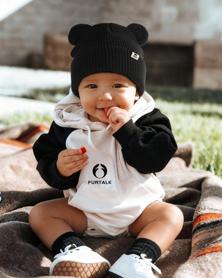 FURTALK Baby Beanie with Bear Ear for Infant Toddler