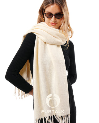 FURTALK Cashmere Feel Blanket Scarf Pashmina Shawl