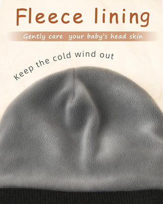 FURTALK Baby Beanie Fleece Lined Toddler Winter Hat Boys Girls Knit Warm Beanies