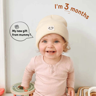 FURTALK Baby Beanie Cute Toddler Winter Hat Knit Boys Girls Warm 2 Pack Kids Embroidered Beanies Cap