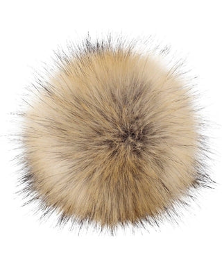 FURTALK Faux Fur Pom Pom for Hats, Detachable Pom Pom Replacement