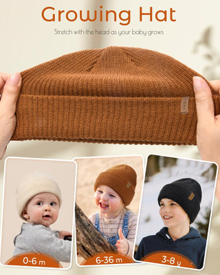 FURTALK Toddler Baby Winter Knitted Beanie Hat