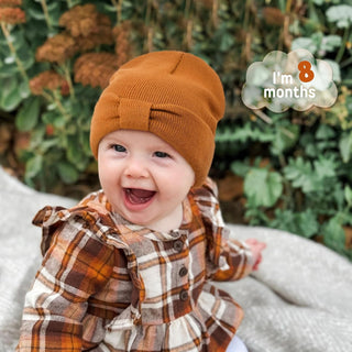 FURTALK Baby Beanie Winter Hat Knitted Warm Hat with Cute Bow Infant Toddler Cuffed Beanies