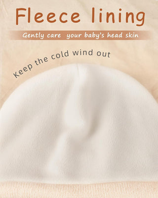 FURTALK Baby Beanie Fleece Lined Toddler Winter Hat Boys Girls Knit Warm Beanies