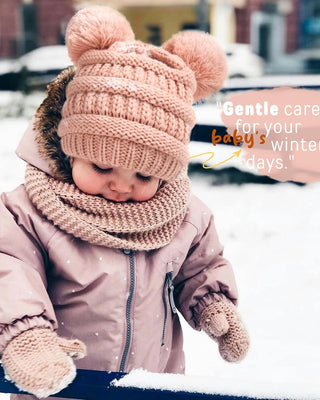 FURTALK Baby Winter Knitted Beanie Hat Soft Warm Pom Pom for Infant Toddler Skull Cap