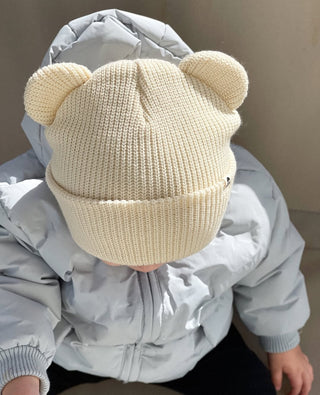FURTALK Baby Beanie with Bear Ear for Infant Toddler