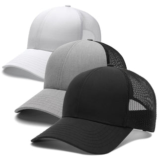 Mens Trucker Hat Structured Mesh Baseball Cap