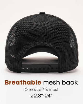 Mens Trucker Hat Structured Mesh Baseball Cap