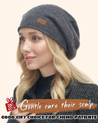 FURTALK Slouchy Beanies for Women Winter Hats Soft Warm Beanie Hat Ladies Knitting Skull Beanies