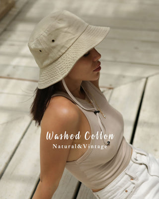 Bucket Hats for Women Washed Cotton Packable Summer Beach Sun Hats