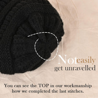 FURTALK Winter Knit Slouchy Beanie Hat Warm Skull Ski Cap