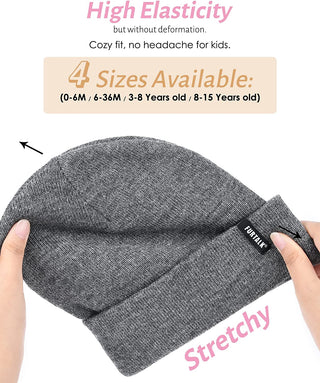 FURTALK Toddler Beanie for Kids Beanies Knit Winter Hats
