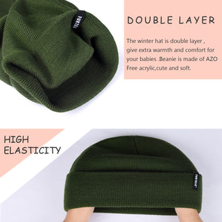 FURTALK Toddler Beanie for Kids Beanies Knit Winter Hats
